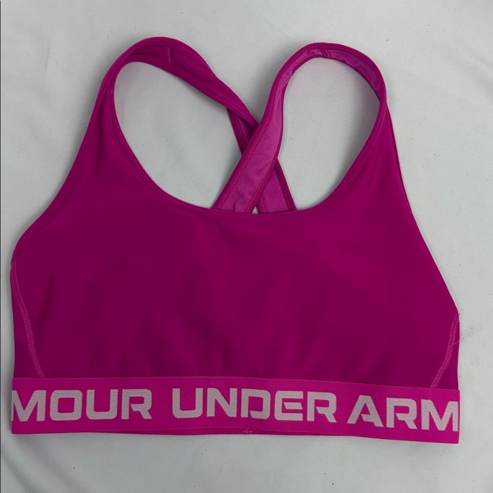 Under Armour Pink Soft Sports Bra Size Large Women’s